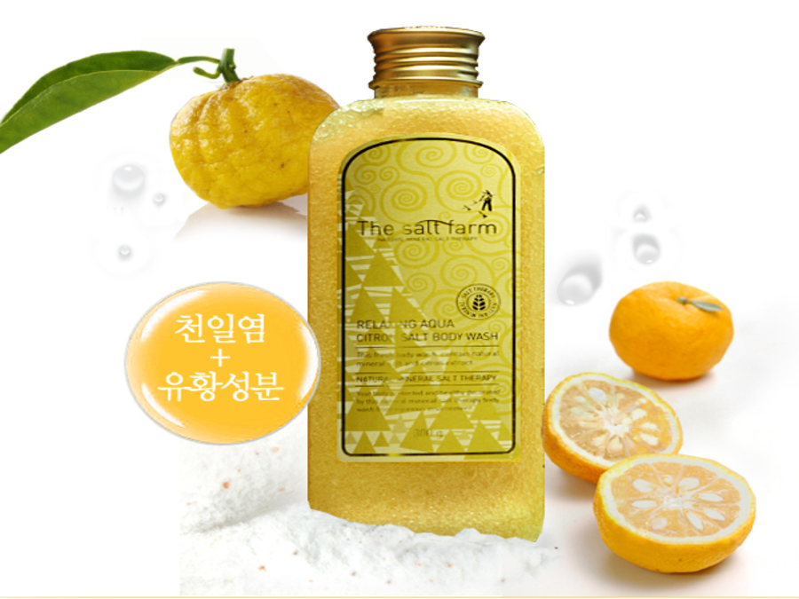 The Salt Farm Relaxing Salt Body wash(citron)