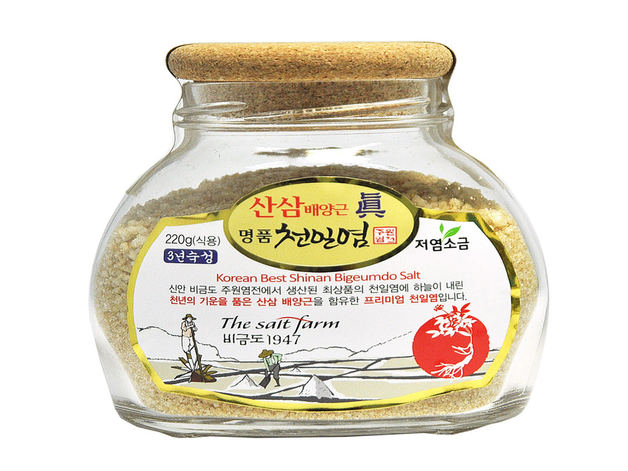 명품 산삼배양근소금 220g