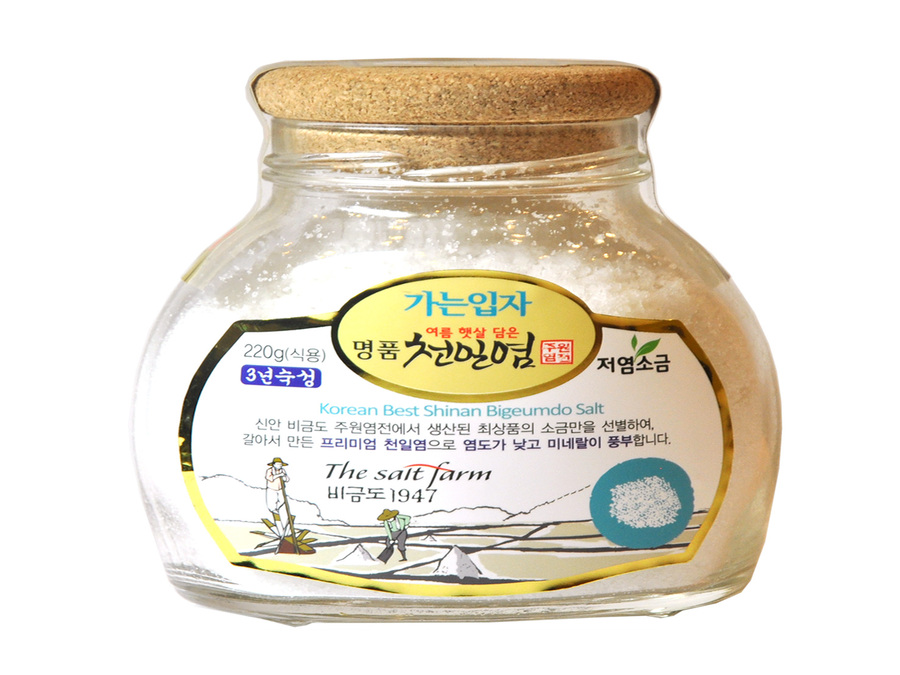 Summer Hatsaldameun Brand Sea Salt (Refined Salt) – 220g / glass bottle