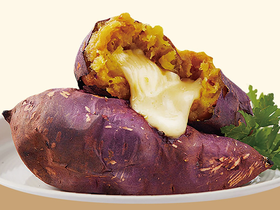 OPPANAE CHEESE ROASTED SWEET POTATOES