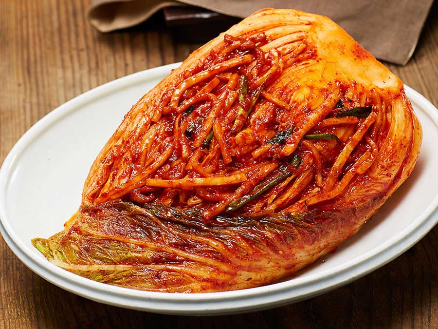 Jayeonrak wrapped kimchi