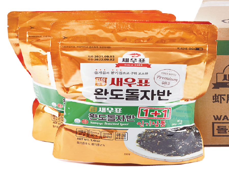 Saeupyo wando seasoned stir-fried laver