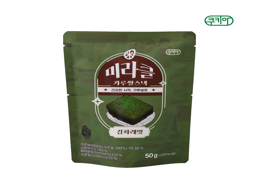 미라클 가루쌀 스낵 김파래 50g