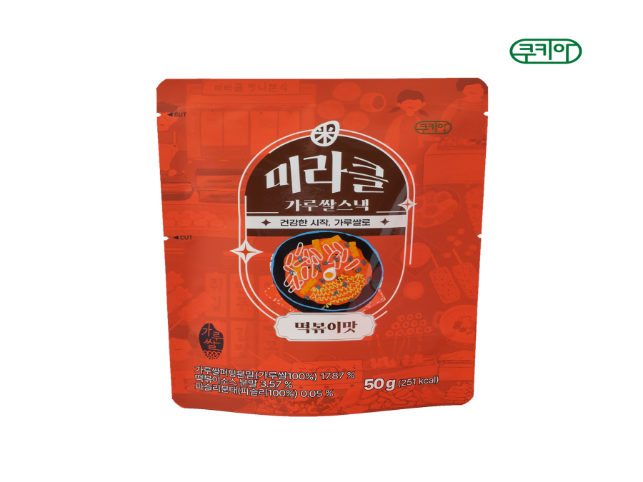 미라클 가루쌀 스낵 떡볶이 50g
