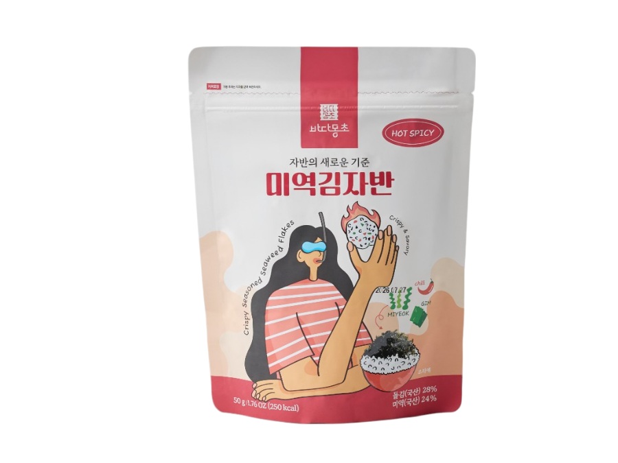 바다몽초 미역김자반 핫스파이시